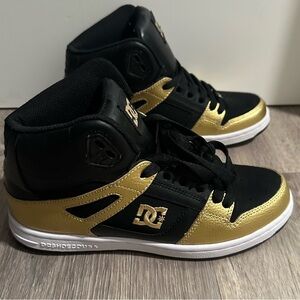 DC Black and Gold High-Tops